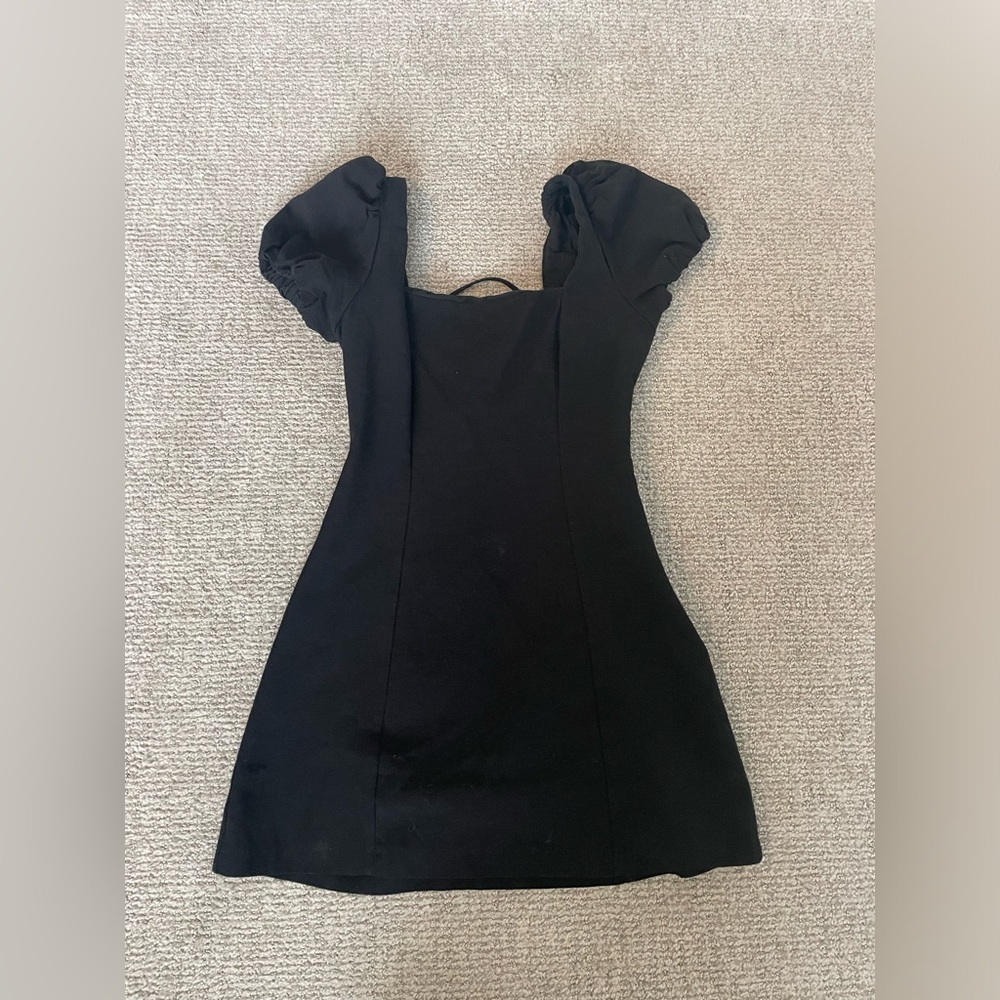 black ZARA dress